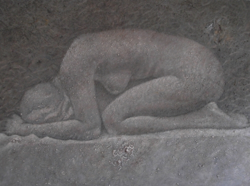 ruhende frau